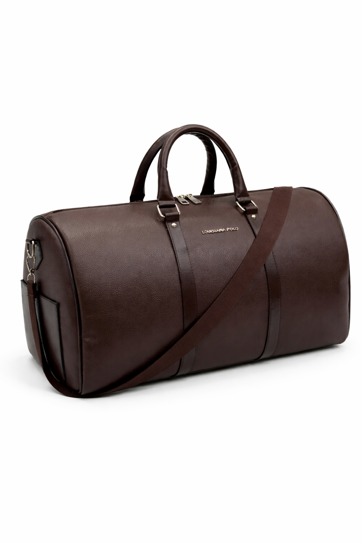 louisiana polo  El Valizi Spor Seyahat Çantası Kahve 1507 - Görsel 2
