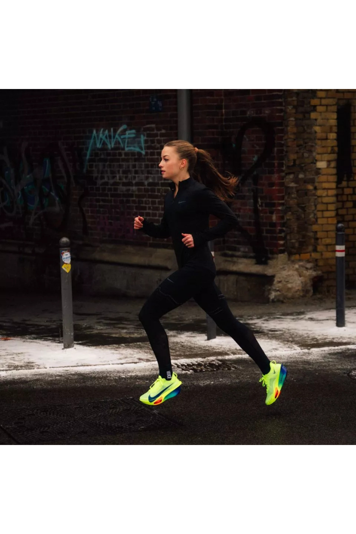 Nike W Air Zoom Alphafly Next% 3 Kadın Sarı Koşu Ayakkabısı FD8315