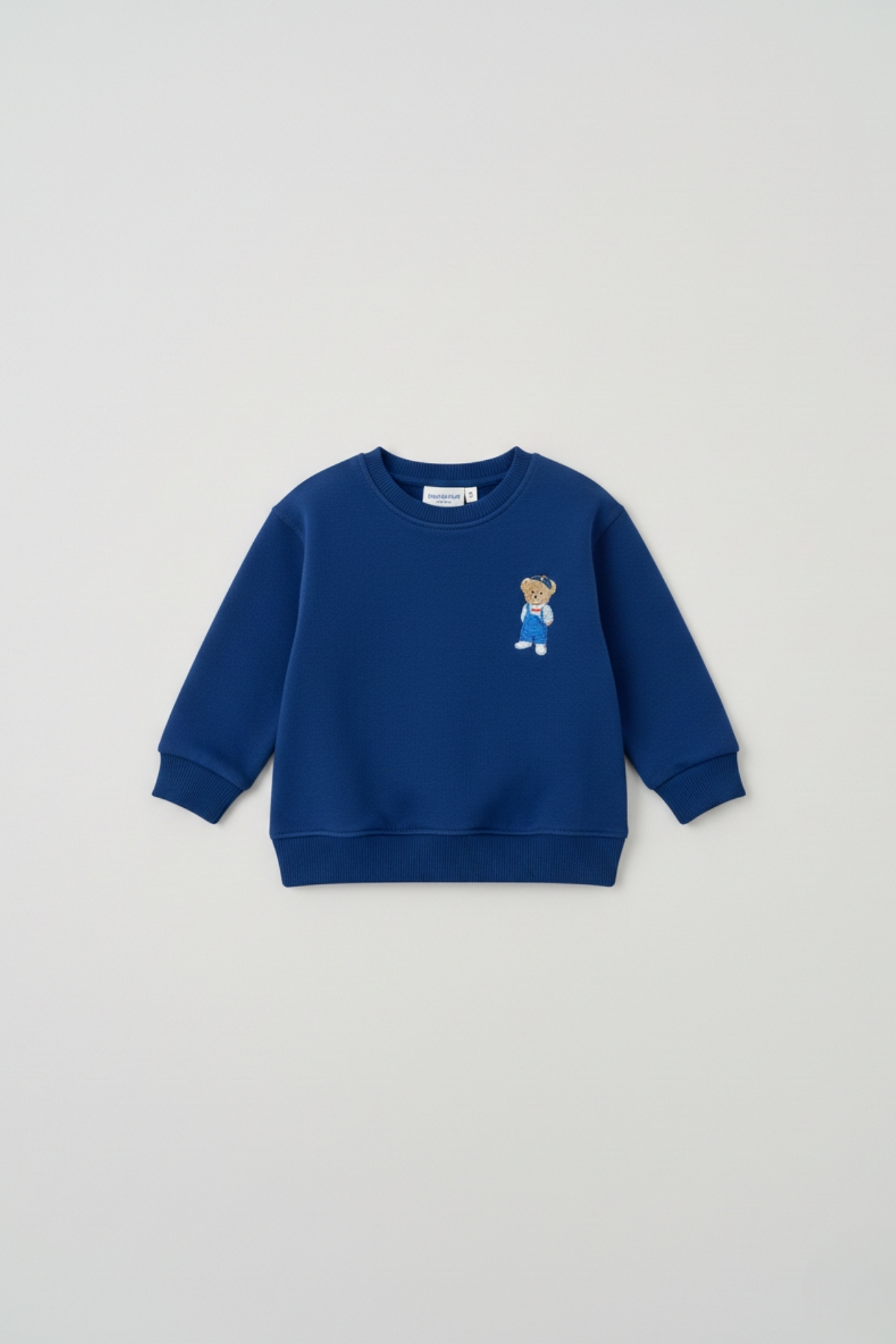 LOGO AKSESUAR Erkek Çocuk Pamuk Renkli Baskılı Oversize 2'li 3 İp Sweatshirt fotoğrafı 5 (önizleme)