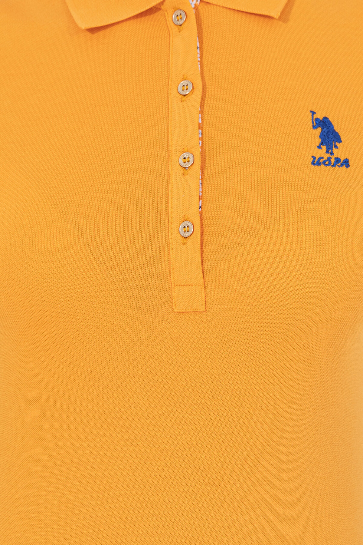 تی‌شرت بیسیک زنانه زرد U.S. Polo Assn. — 6