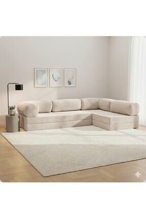 Mat Teddy Serisi XL Açılır Cok Amaçlı Köşe Koltuk Yıkanabilir Kumas Kadife 1....