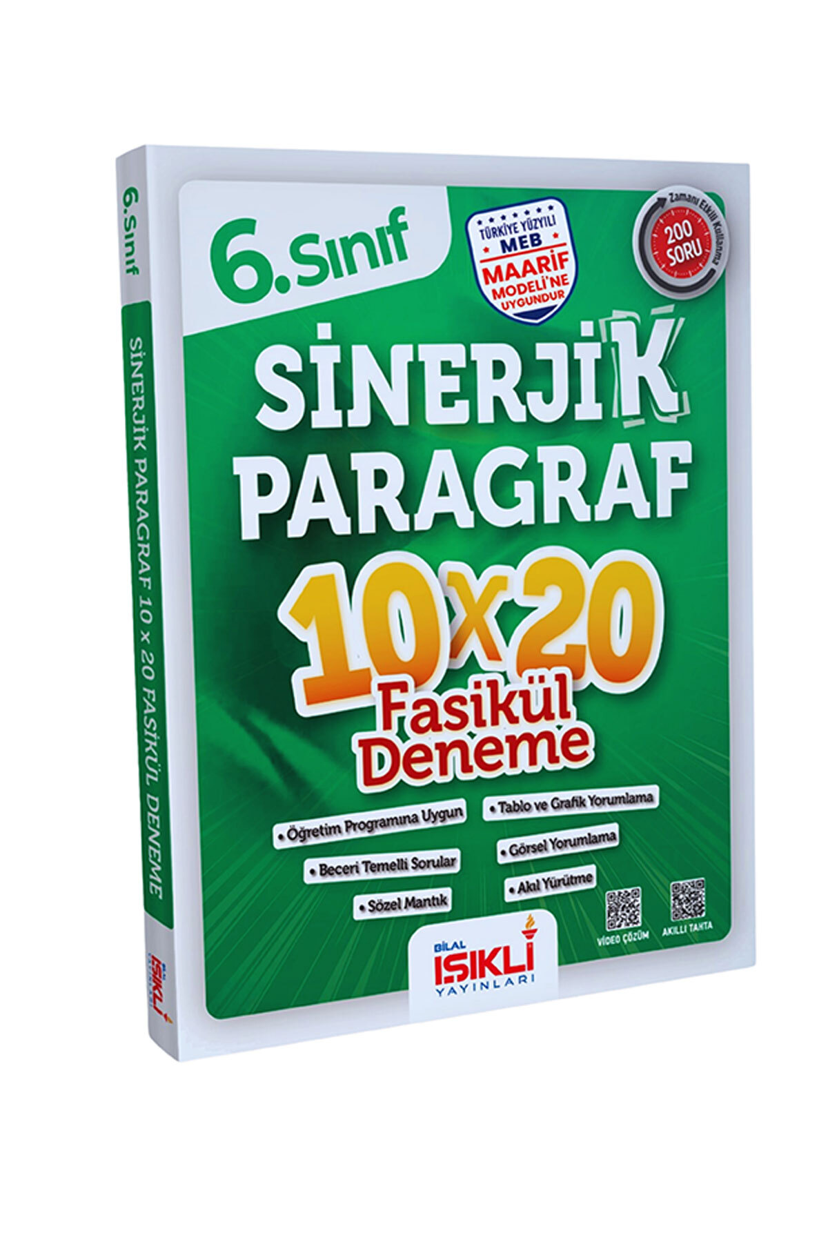 Bilal Işıklı Yayınları 6.Sınıf Sinerjik Paragraf 10x20 Fasikül