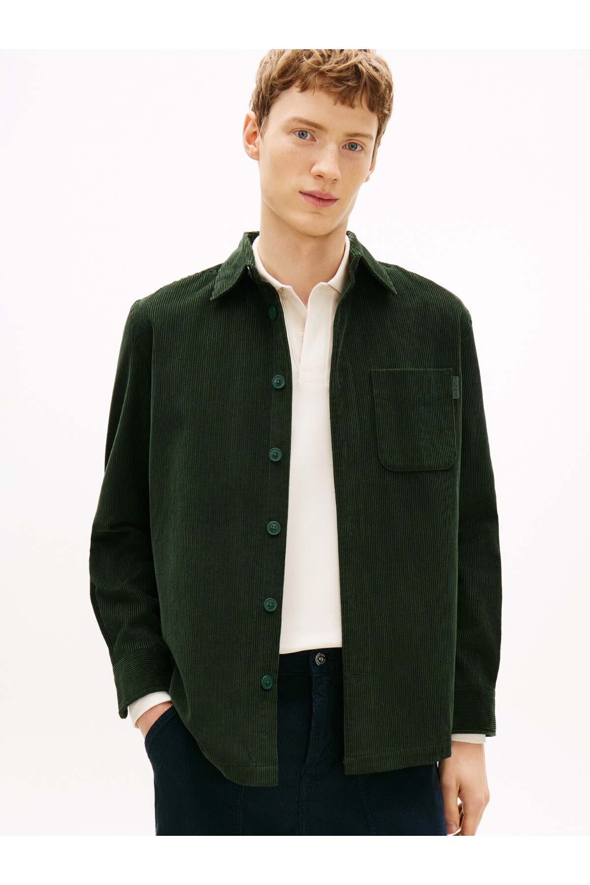 تامی هیلفیگر روپوش مخمل کبریتی RLX