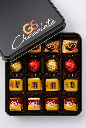 Galatasaray Çikolataları Karışık Mini Premium Set 260 g – Dubai Çikolata & Ke...