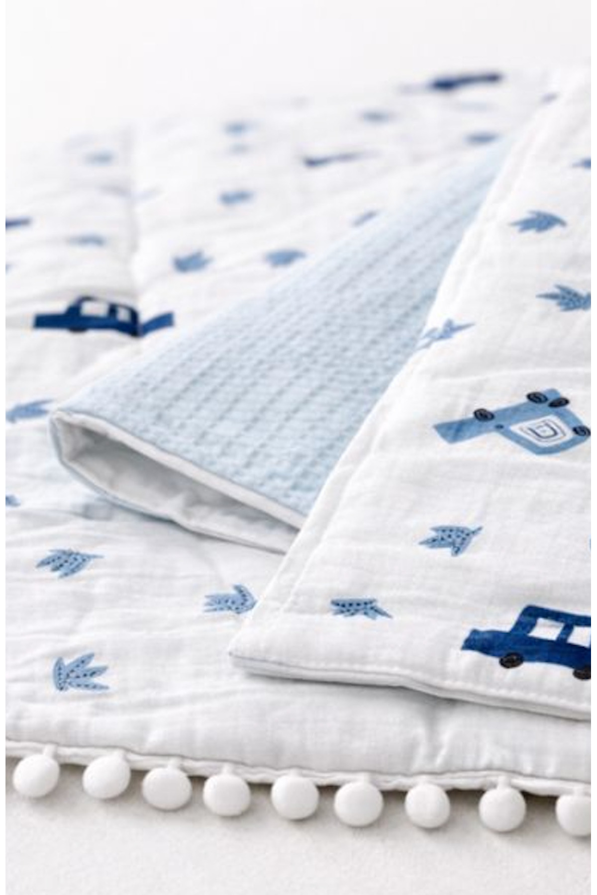 For My Baby Bebek Alt Açma Seti Müslin – Dolgulu Alt Açma Minderi, Yastık, Önlük ve Pike fotoğrafı 3 (önizleme)