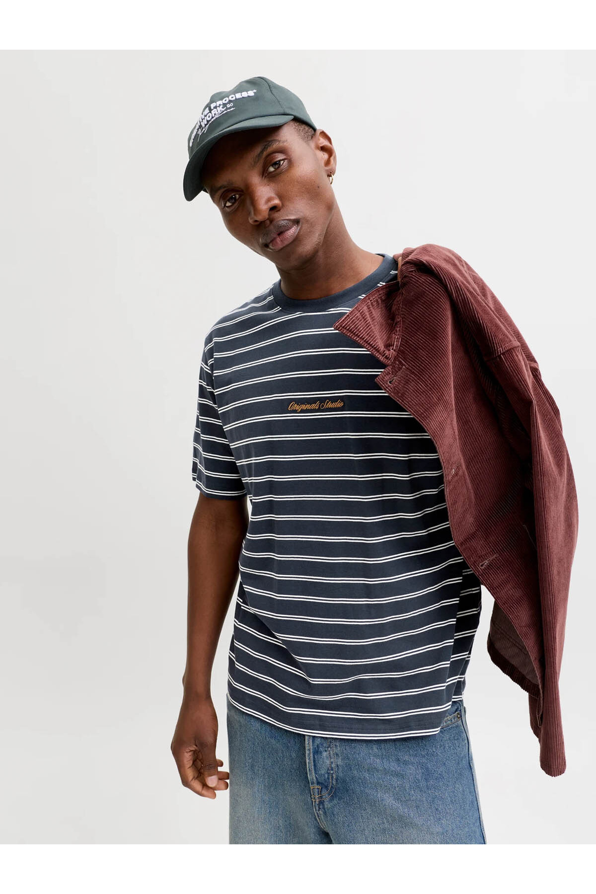 تیشرت مردانه گلدوزی شده آستین کوتاه | جک اند جونز Jack & Jones 12291021 - تصویر 7