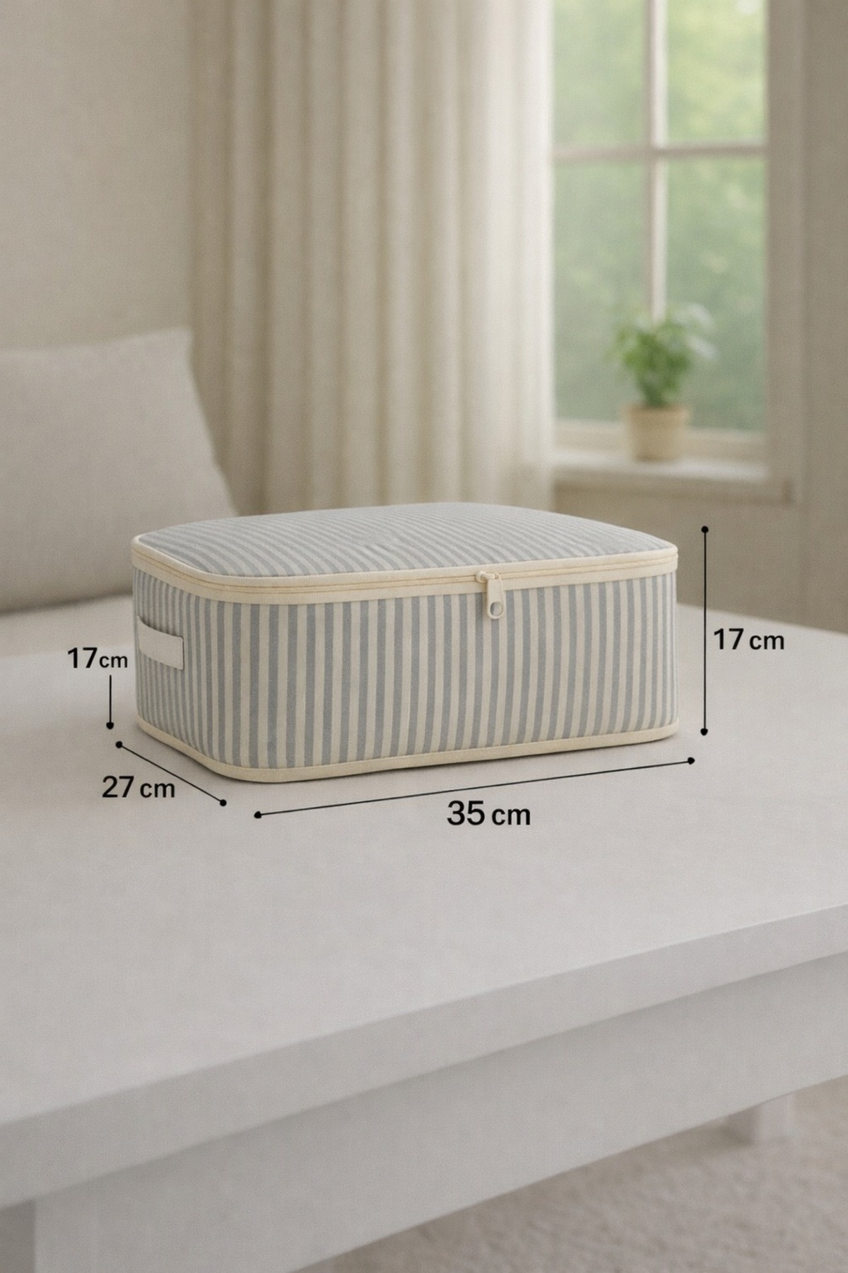 Spartek home textile 6 Parça çizgili desenli 1. KALİTE - Doğum/Hastane Çıkış Çantası - çizgili desenli fotoğrafı 2 (önizleme)