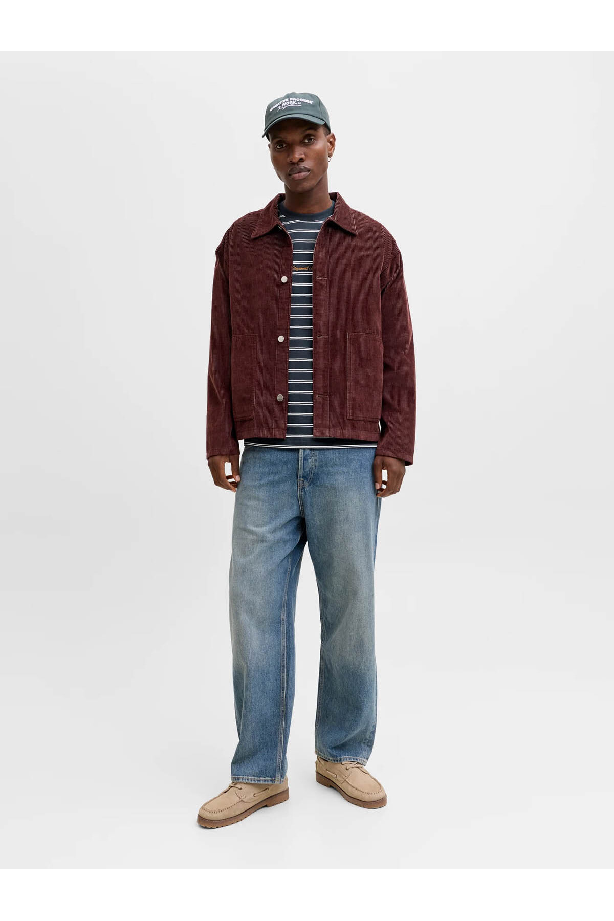 تیشرت مردانه گلدوزی شده آستین کوتاه | جک اند جونز Jack & Jones 12291021 - تصویر 4