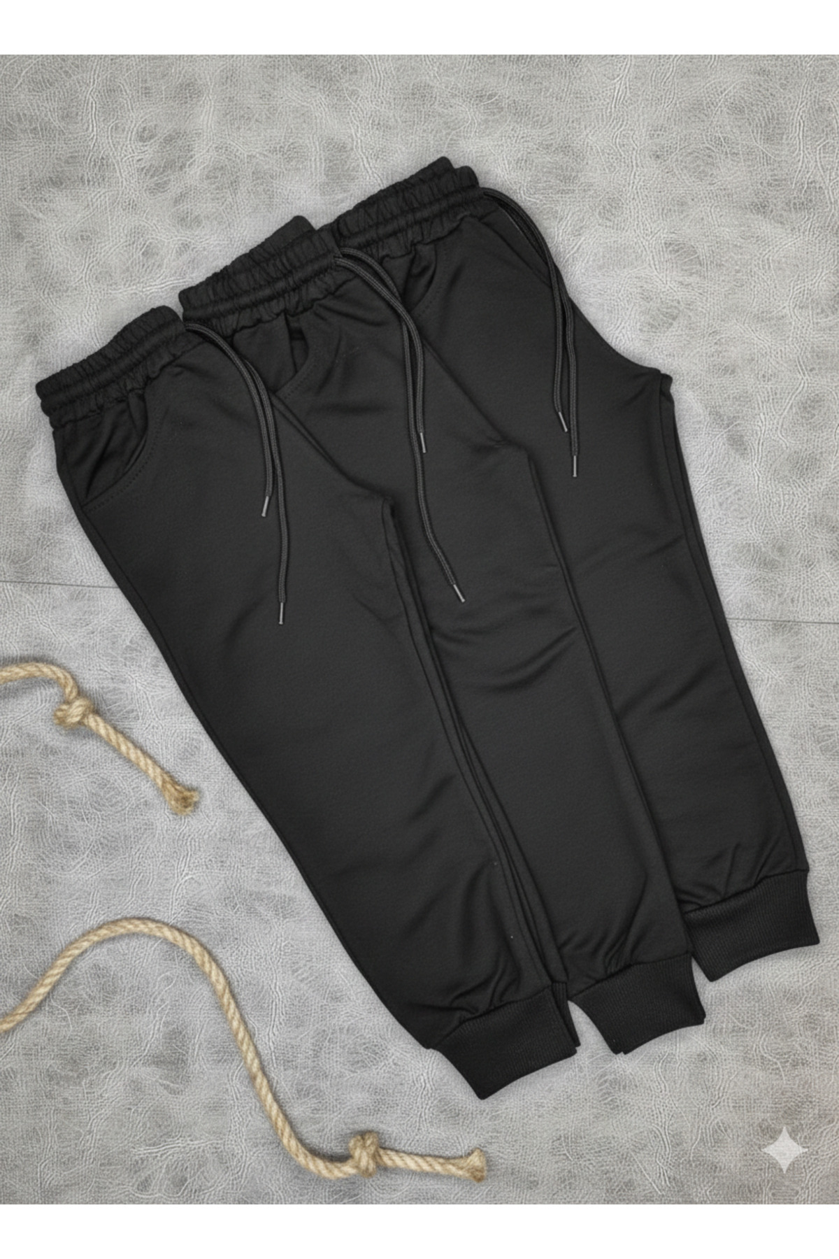 3-Piece Sweatpants Lycra First Quality 2 Yarn Cardiganless Seasonal