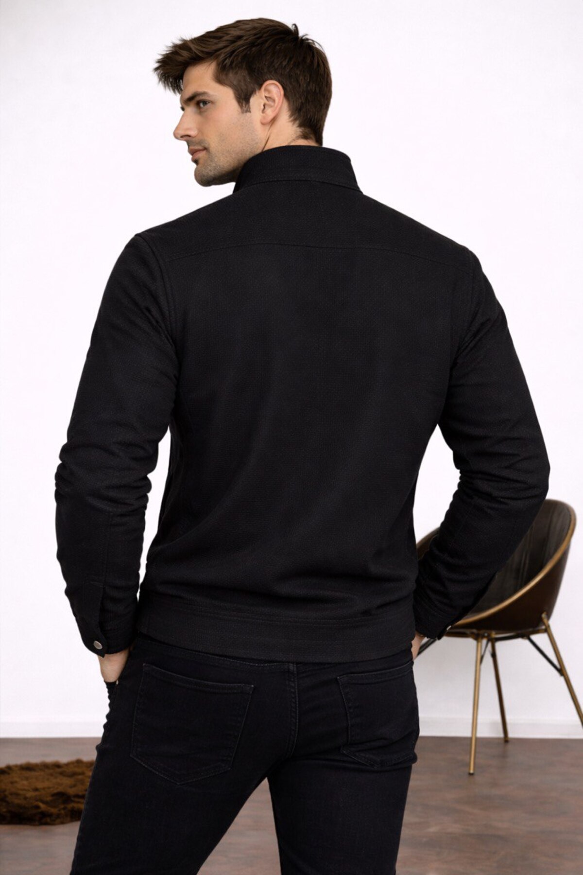 BASEL.CO  Rahat Nefes Alabilen Esnek Kumaş Astarlı Ceket - Görsel 4