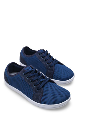 Pelanir Lacivert Kadın Barefoot Ayakkabı, Geniş Burun Tasarımlı Esnek ve Hafi...