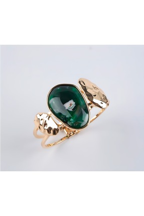 BLACKLUNA JEWELRY YEŞİL TAŞLI KELEPÇE BİLEKLİK