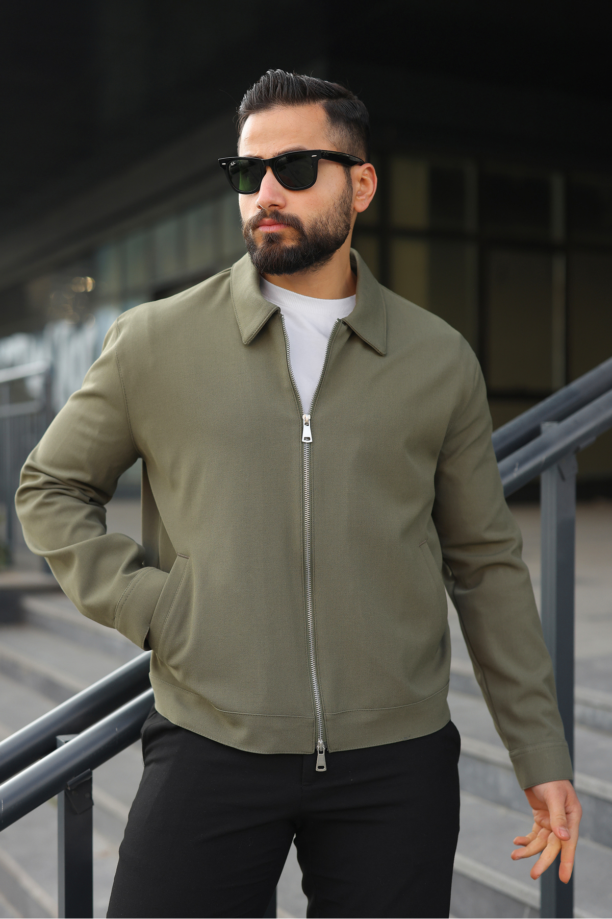 SEASON COAT  ERKEK CEKET ÇİFT BAŞLIKLI FERMUAR İNCE ASTAR REGULAR KALIP - Görsel 4