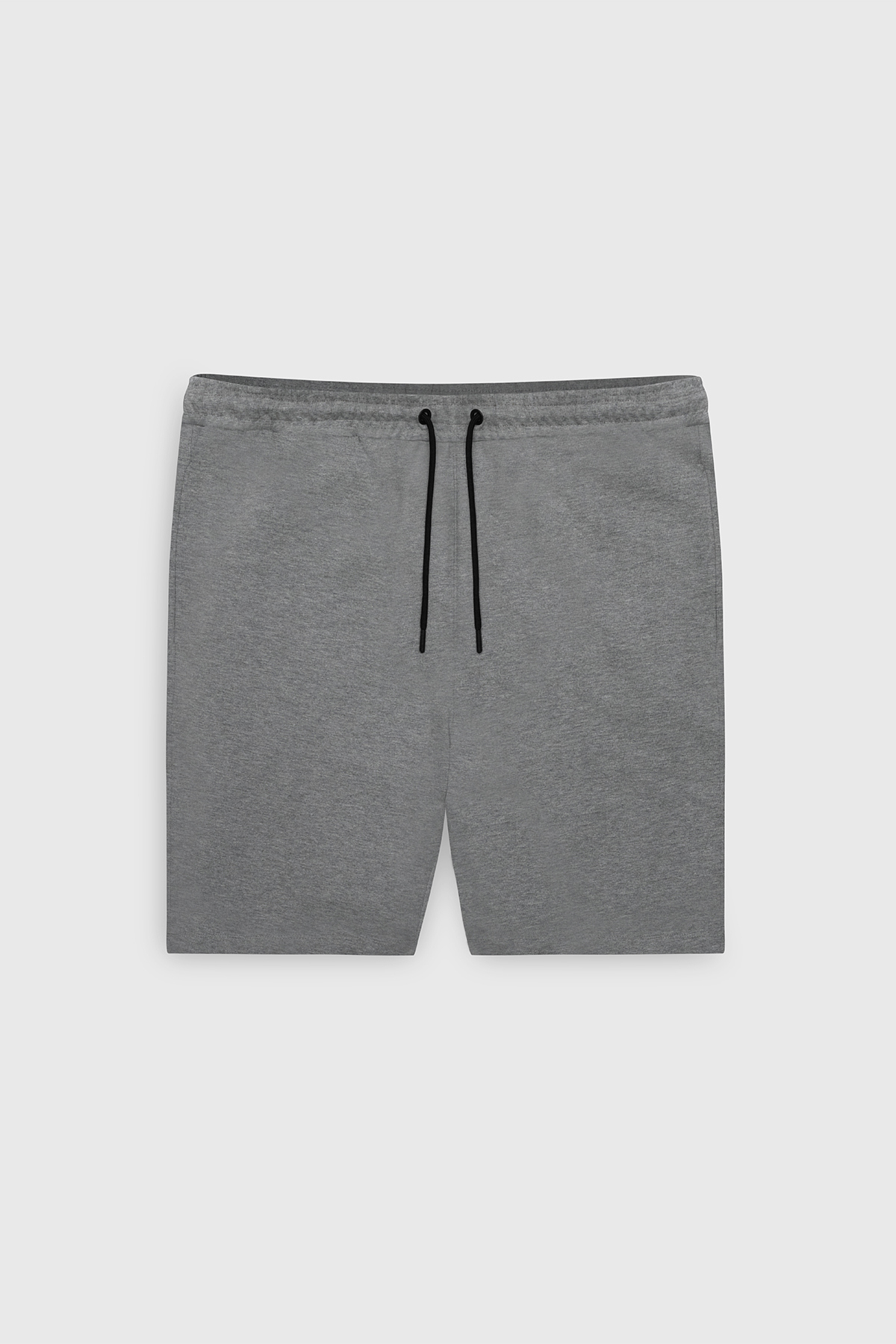 AC&Co / Altınyıldız Classics Erkek Gri Melanj Standart Fit Günlük Rahat Spor Örme Şort görsel 6