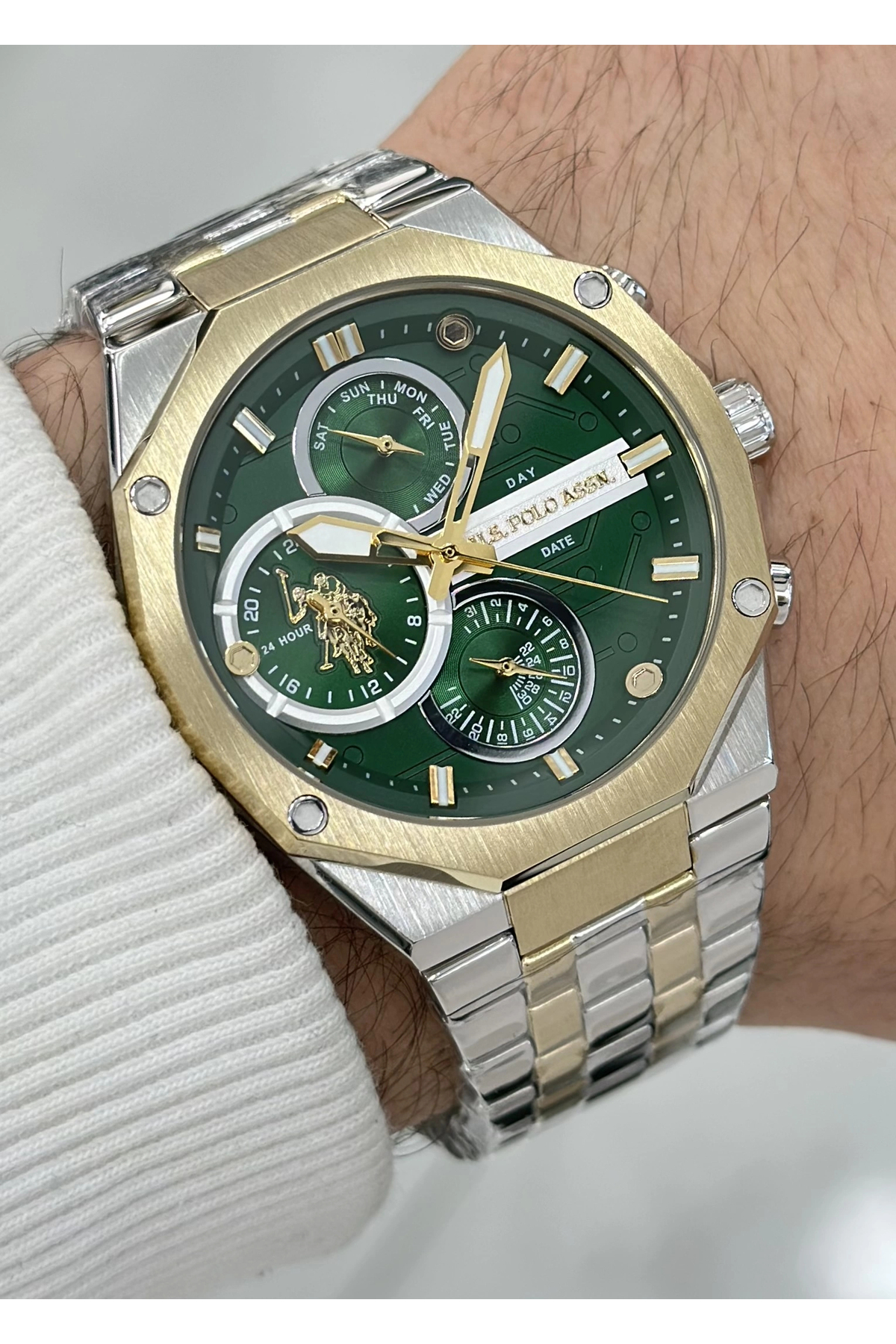 یو اس پولو ساعت مچی مردانه ضد آب بند استیل کاربردی اصلی ILK1121.01