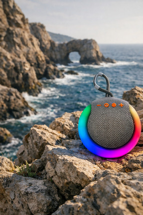 Yeşil Bilişim RGB IŞIKLI TAŞINABİLİR BLUETOORH HOPARLÖR EKSTRA BASS