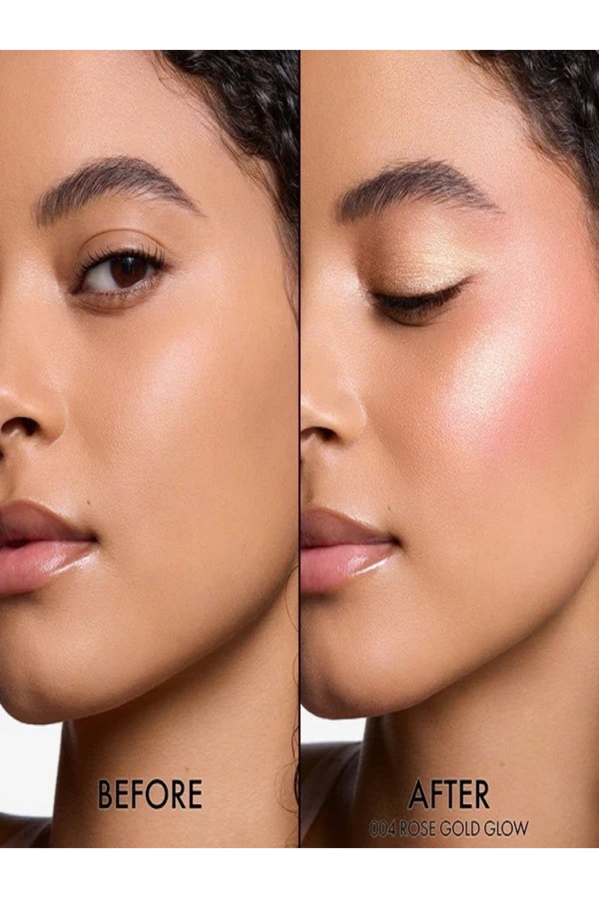 BACKSTAGE YÜZ PALETİ-4 ultra parlak highlighter ve allık tonu-004 Rose Gold Glow — BYELİFFTTRTRY — تصویر 4 از 4