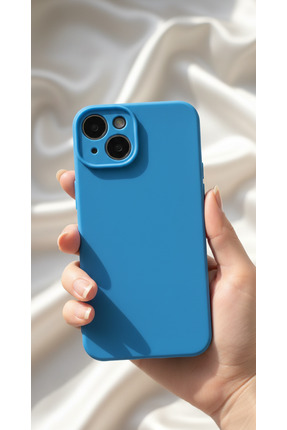 KILIF ZONE Iphone 13-14 Uyumlu İçi Kadife Leke Tutmaz Silikon Lansman Kılıf