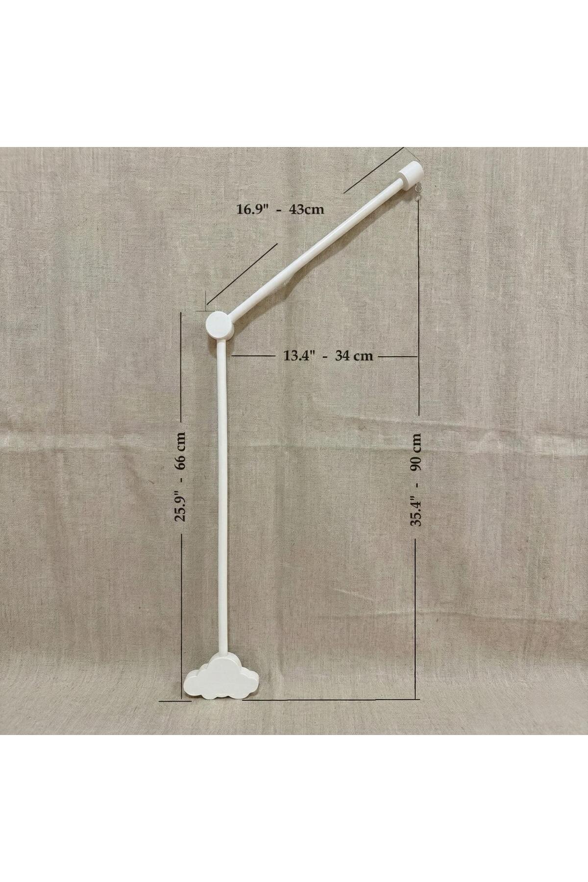 Dönence ahşap asma aparatı bulut modeli fotoğrafı 5 (önizleme)