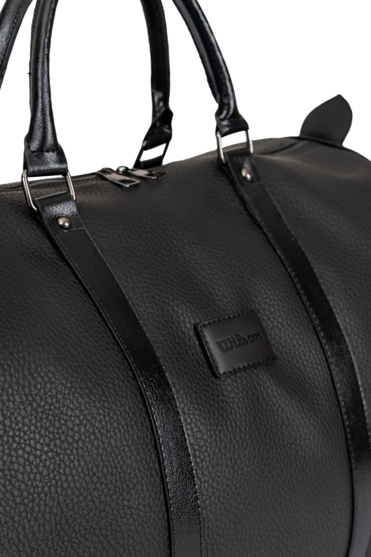 Wilson  Klasik Vegan Deri Unisex Seyahat Spor Hastane El ve Omuz Çantası Kabin Boy El Valizi Hostes Bavulu - Görsel 6