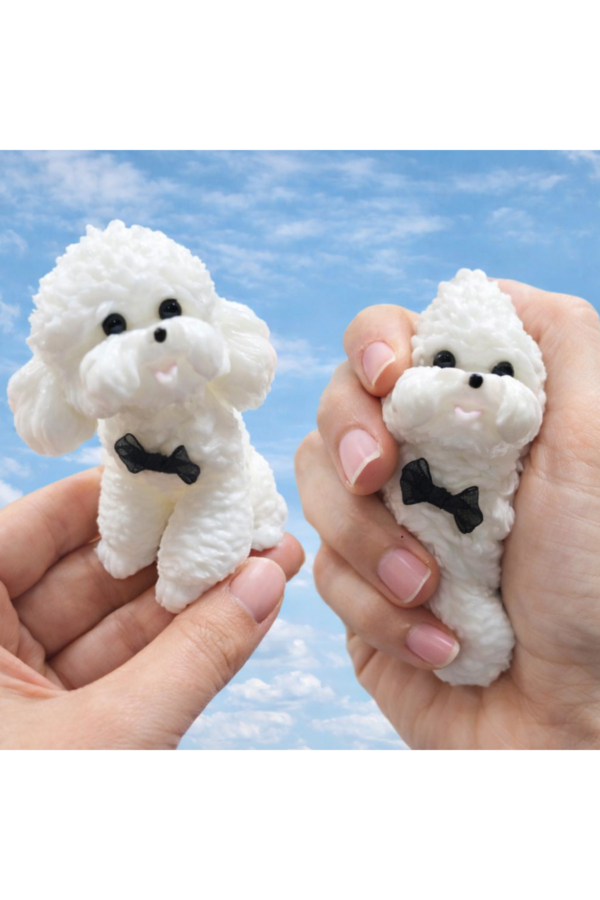 Poodle Squishy Oyuncak Jel Sukuşi Yumuşak Soft Köpek / Squishy Oyuncak / Yüksek Kalite 10cm