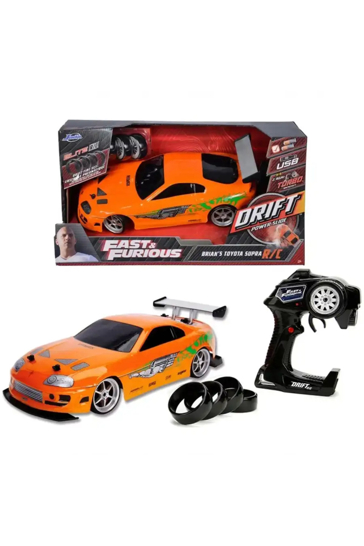 Genel Markalar 110 Fast&Furious Rc Toyota Supra 1995 Smb-253209003