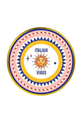 Baci Milano Dolce Vita 6'lı Good Vibes Ekmek Tabağı 16 cm Porselen