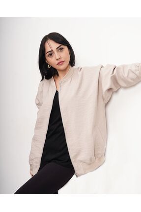 sumoda Kadın Oversize Çift Cepli Mevsimlik ceket