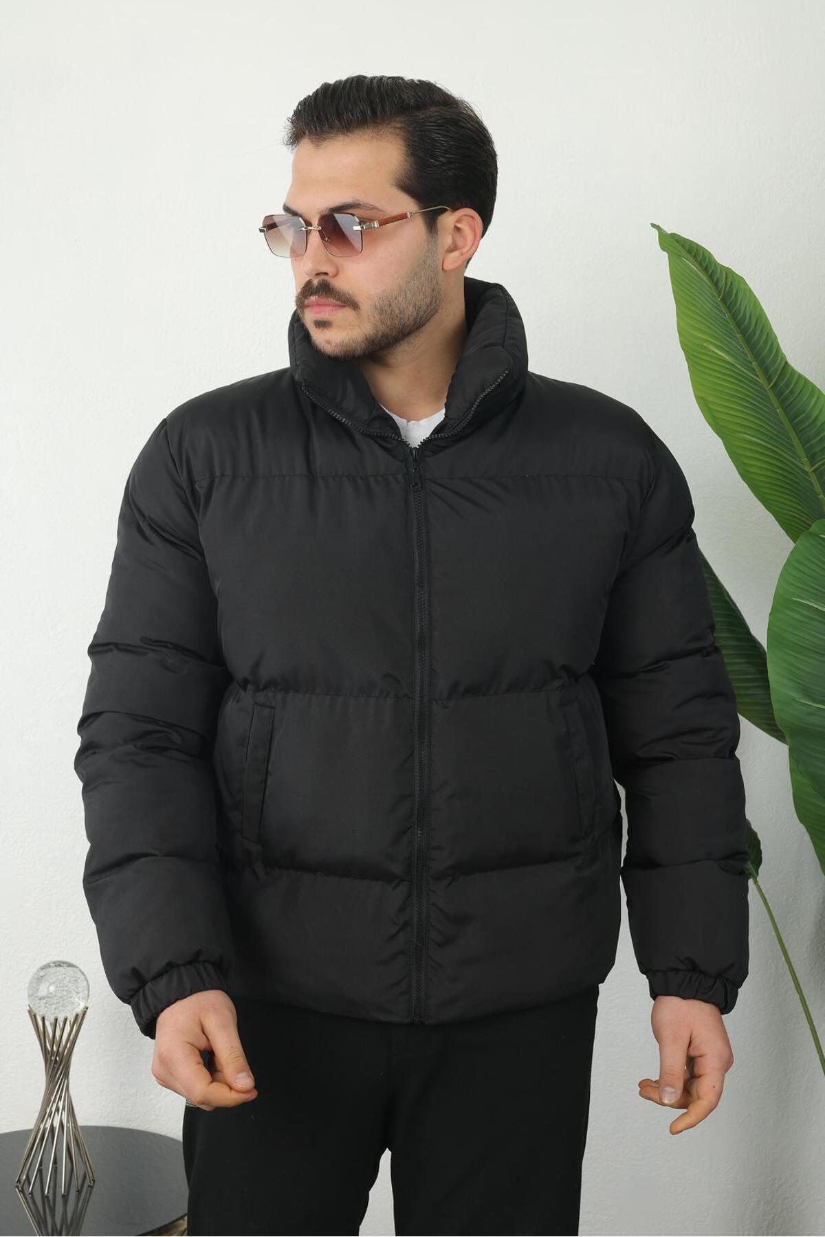 QUASAR Fashion Yeni Sezon Dolumlu Erkek Şişme Mont görsel 3