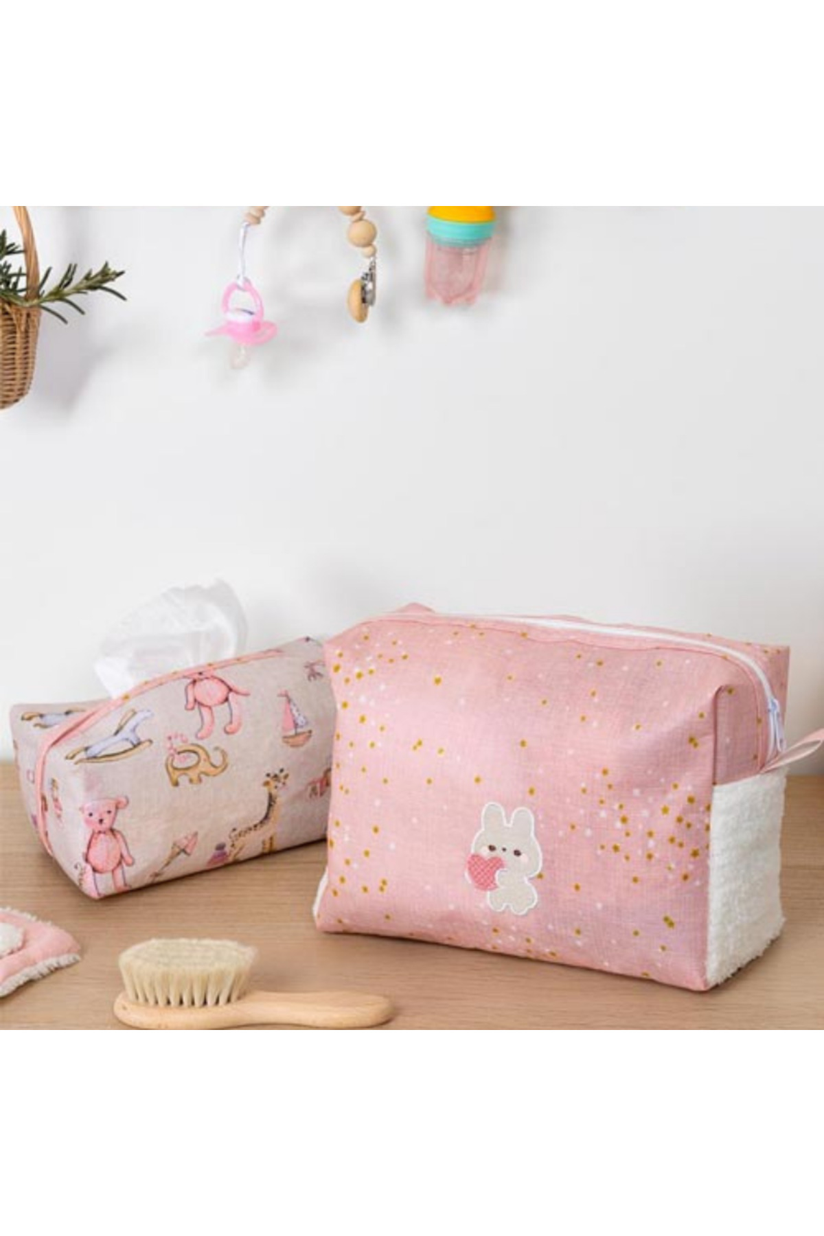 PONÇİK BEBEK 3'lü Set Bebek Bebek Bakım Düzenleme Çantası - 2'li Çanta içi Düzenleyici Set fotoğrafı 2 (önizleme)
