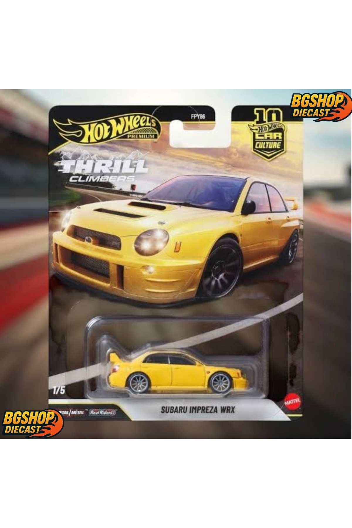HOT WHEELS 2026 Car Culture – Thrill Climbers - Subaru Impreza WRX