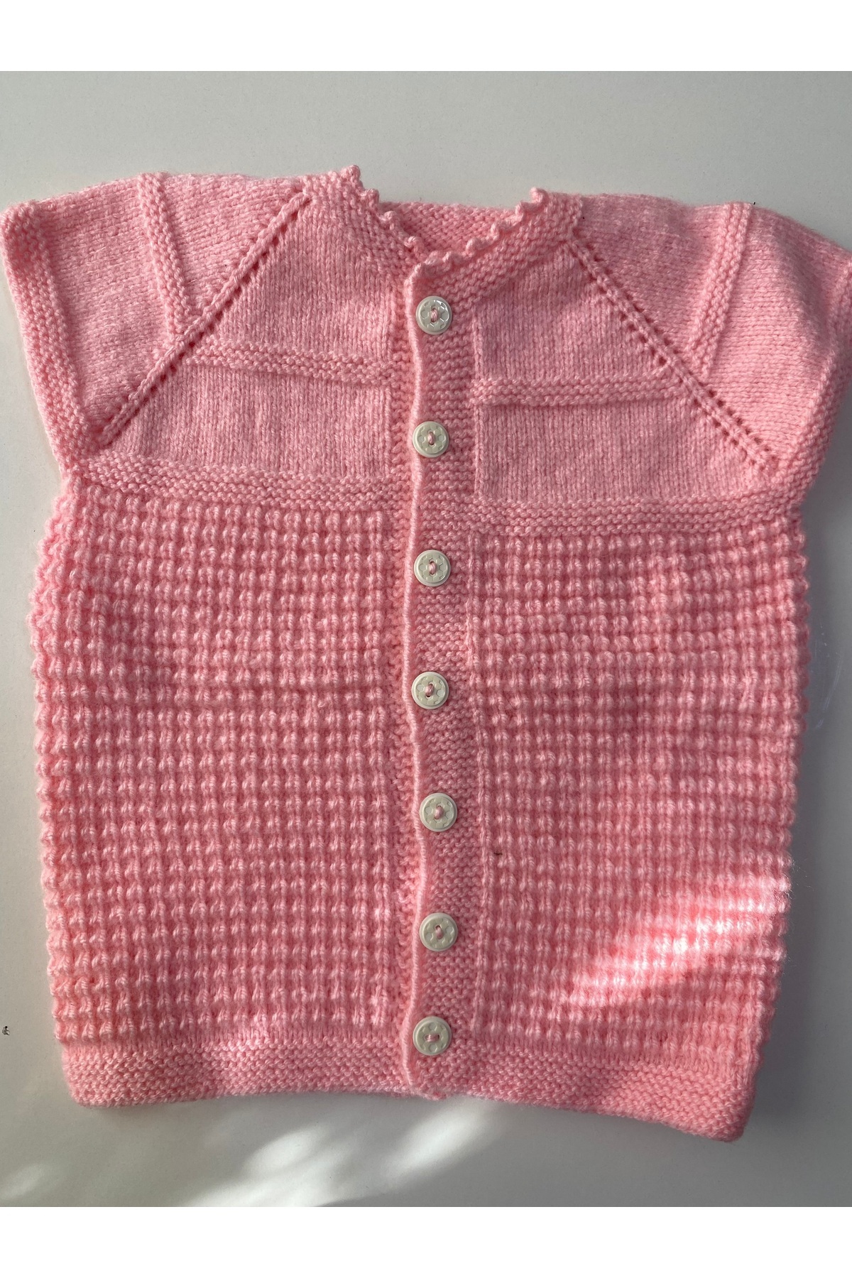 GoyceFashion %100 El Örmesi Anti Alerjik Terletmeyen Yapılı ve Şık Tasarımlı Bebek Yeleği fotoğrafı 2 (önizleme)