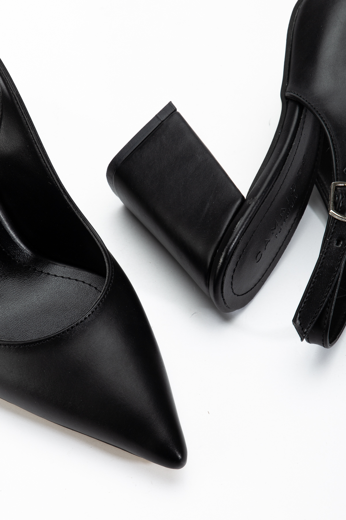Atelier Lakonia  Kadın Klasik Topuklu Ayakkabı Siyah Deri - Görsel 4