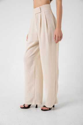 Bebece Keten palazzo pantolon