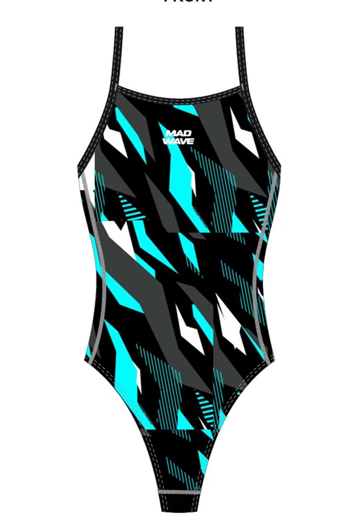 Mad Wave Kız Çocuk Mayo Nera Junior PBT Mavi - Fiyatı, Yorumları