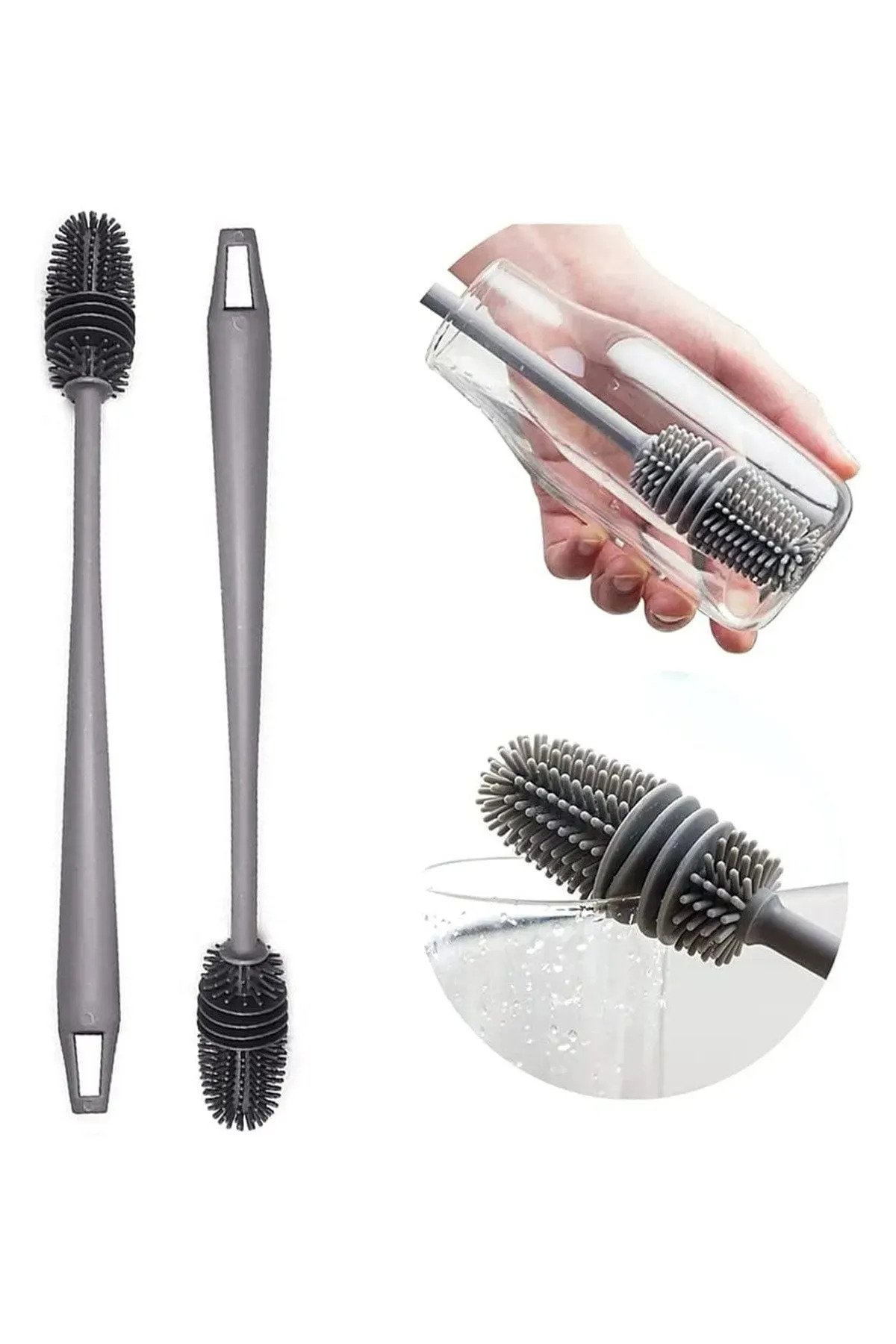 Özlem Toys Bebeğimin Biberon Temizleme Fırçası Bardak Tabak Cam Şişe Yıkama Fırçası Termos Kavanoz Fırçası fotoğrafı 3 (önizleme)