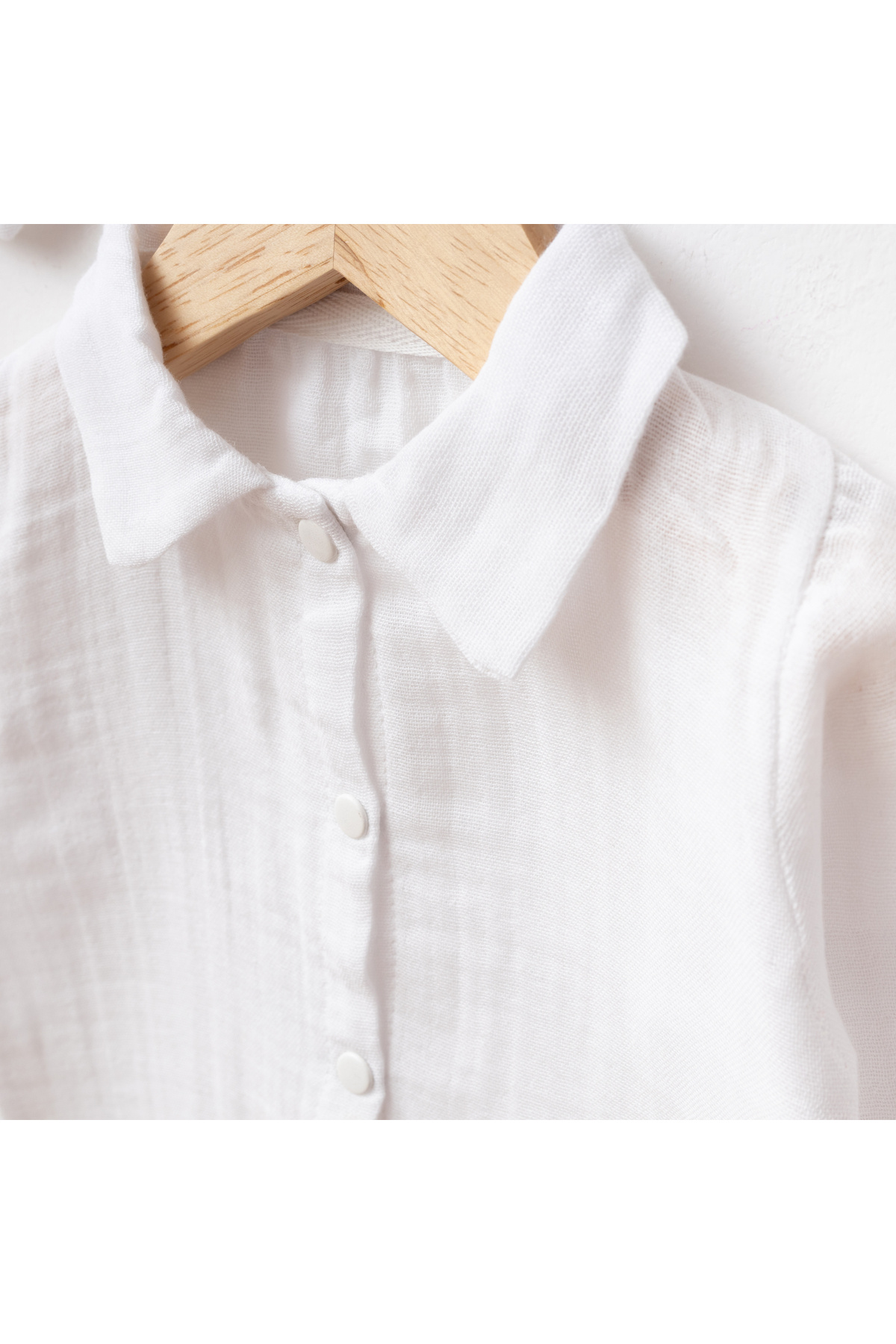 tinibud GOTS Sertifikalı Beyaz %100 Organik Pamuk Müslin Yenidoğan Hastane Çıkışı Seti Şık Hediye Paketli fotoğrafı 3 (önizleme)