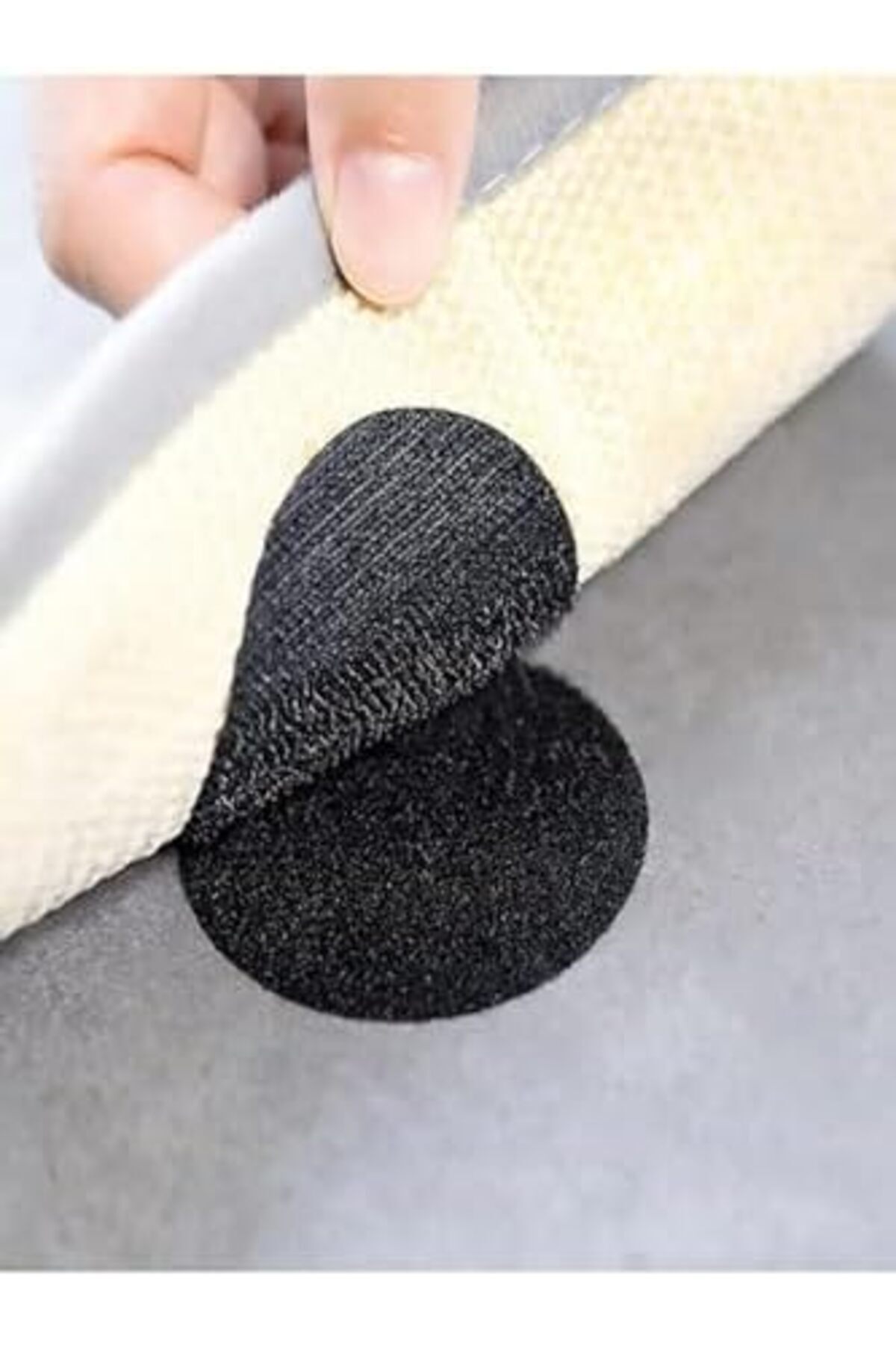 gnyshop 10-Piece Carpet Rug Seat Cover Stabilizer Anti-Slip Velcro Washable Self-Adhesive P
