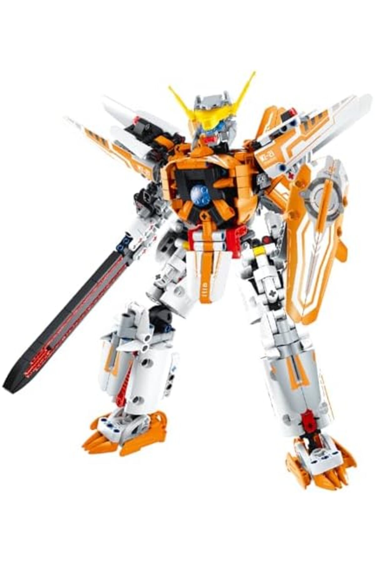 esplendor espshopx STEM Savaşçı Yapım Seti, 833 Parça Eğitici Bloklar, Turuncu 1119939 fotoğrafı 3 (önizleme)