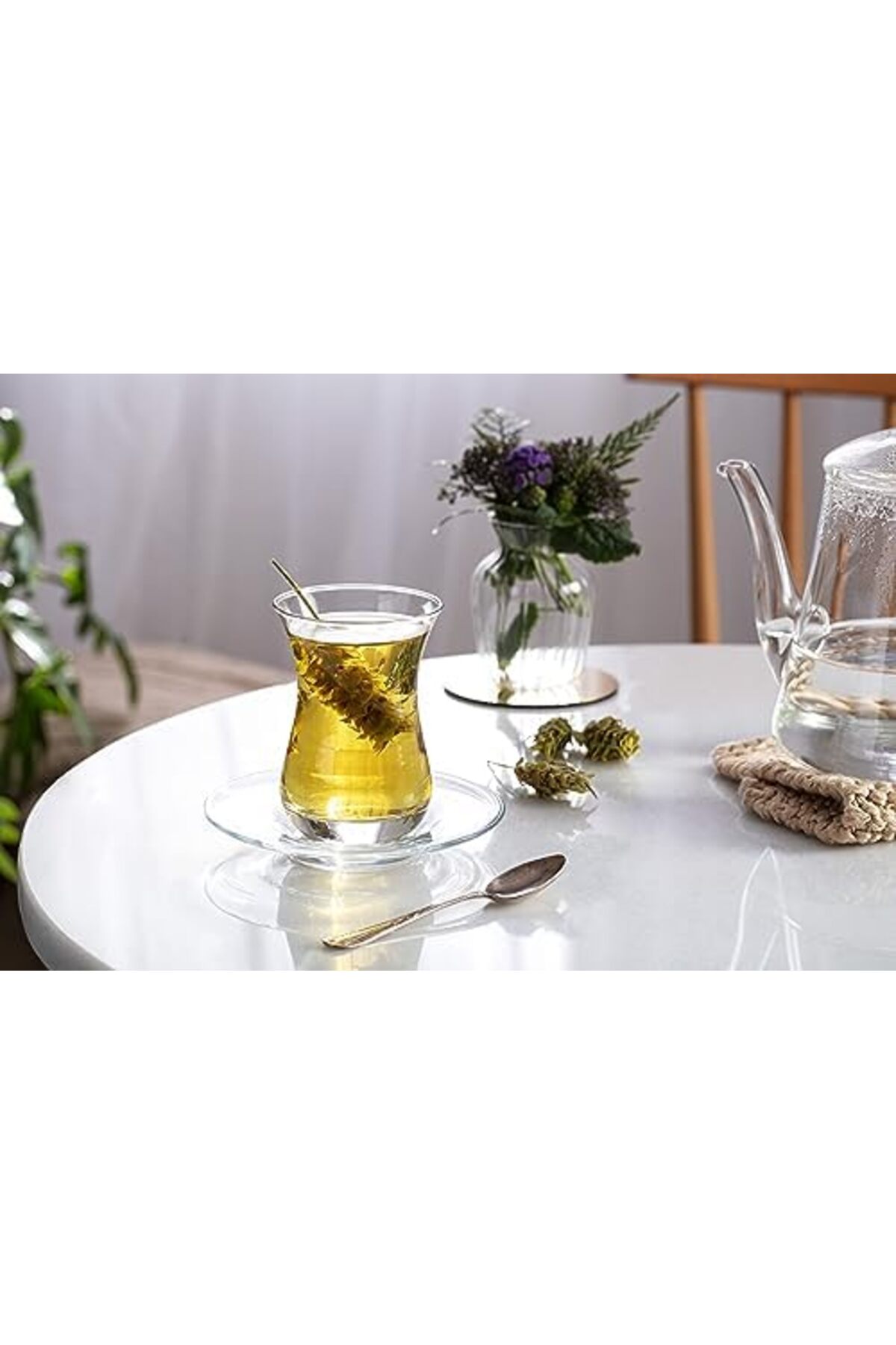 Nacario Rhea Nacario NrcrioShop كوب شاي AIDA سعة 140 سم مكعب، صندوق مكون من 6 قطع مع ...