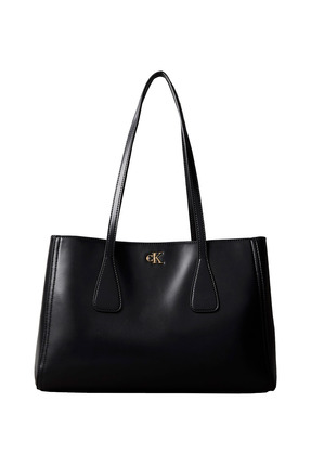 Calvin Klein %51 Polyester, %49 Poliüretan Siyah Kadın Omuz Çantası LV04F3442...