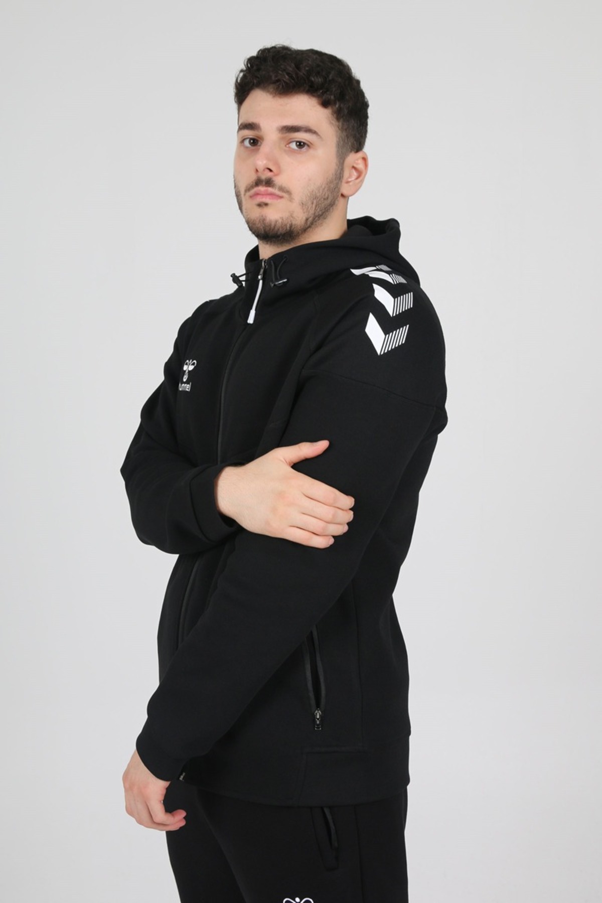 hummel Armin Pro Kamp Kapşonlu Eşofman Üst görsel 4