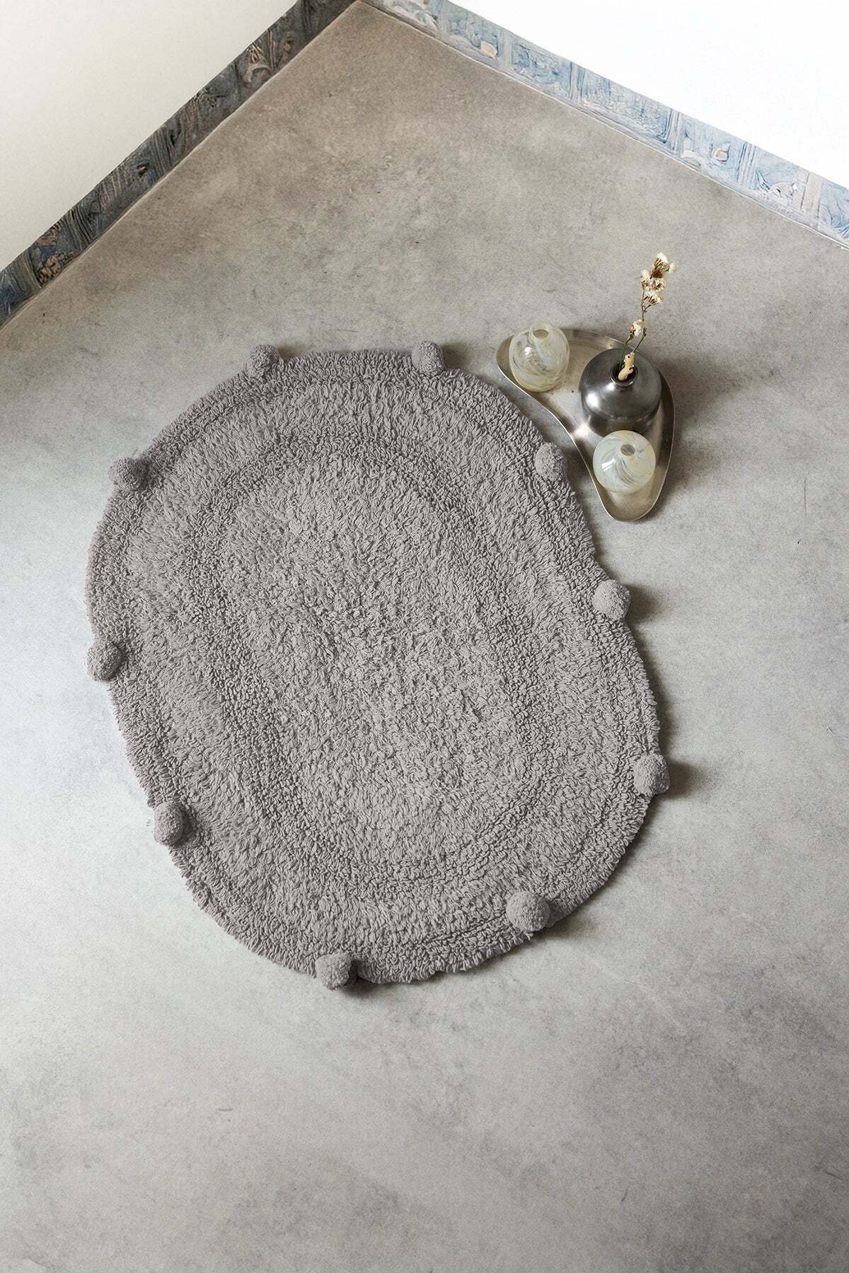 | Eris Single Bath Mat 45x60 Gray