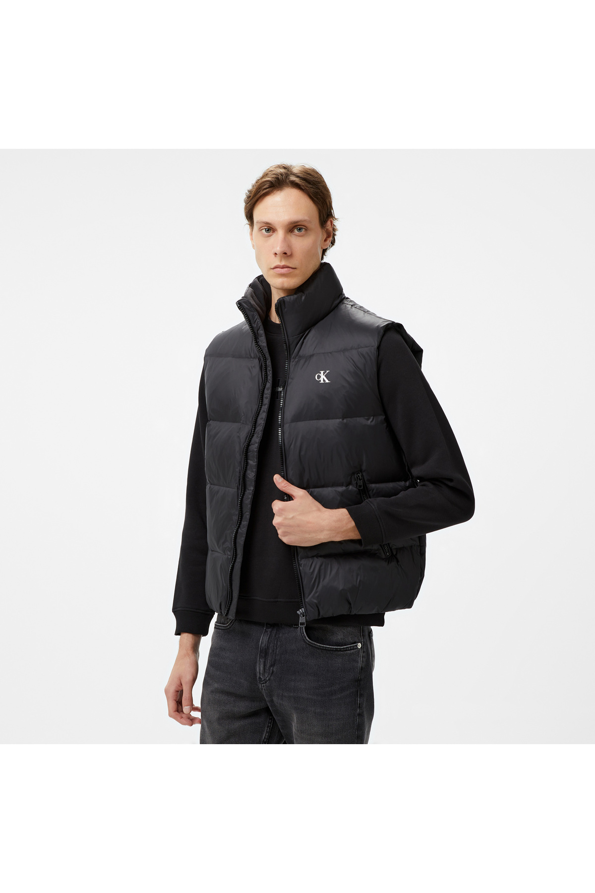 کلوین کلاین جلیقه مشکی مردانه برای شلوار جین