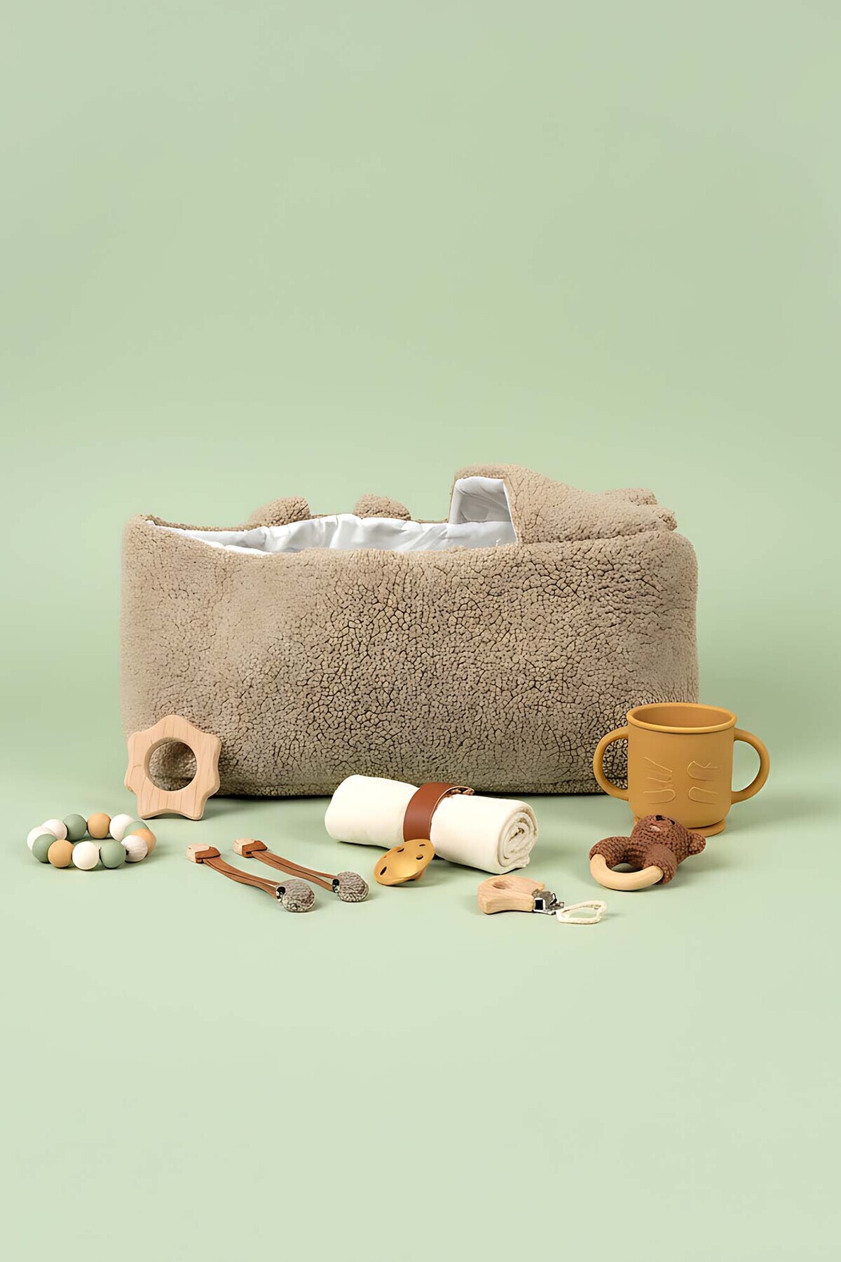 Rivaİstanbul Tavşanlı Peluş Bebek Taşıma Çantası fotoğrafı 2 (önizleme)