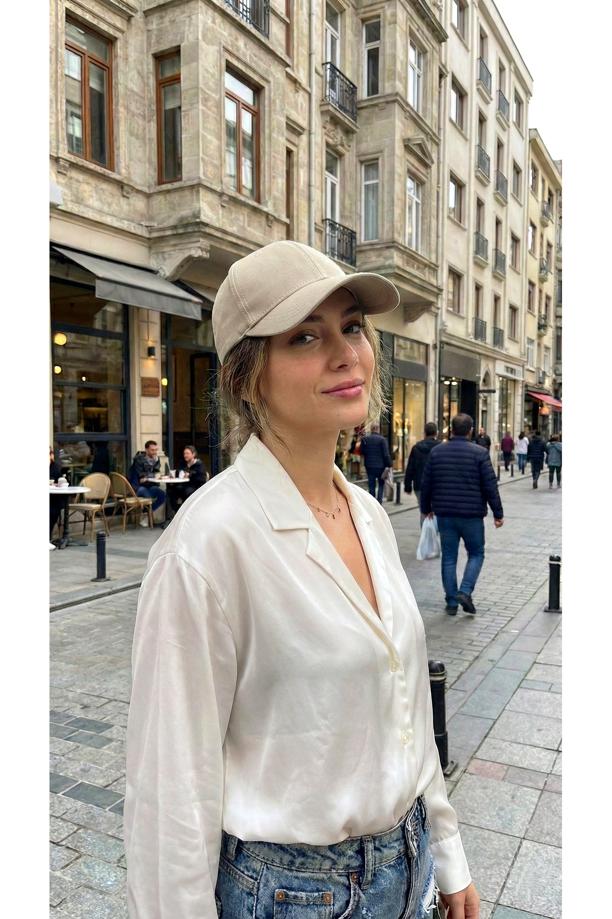 LAGRANZE Kadın Basic Baseball Şapka, Günlük & Modern Spor Model görsel 3