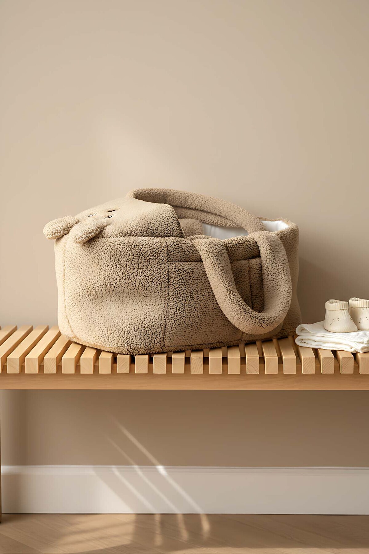 Rivaİstanbul Tavşanlı Peluş Bebek Taşıma Çantası fotoğrafı 4 (önizleme)