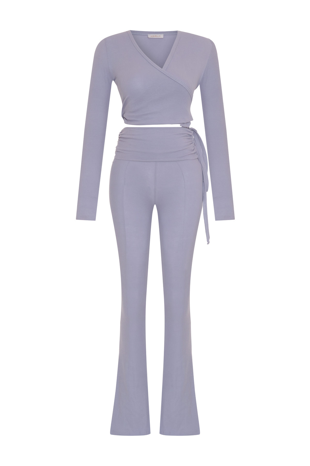 Aquella  Kaşkorse Anvelop Lila Hırka - Pantolon İkili Takım