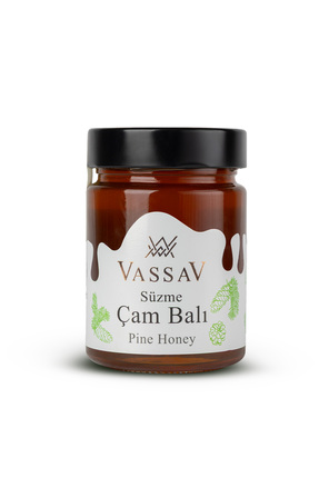 Vassav Çam Balı Cam kavanoz / 420 gr
