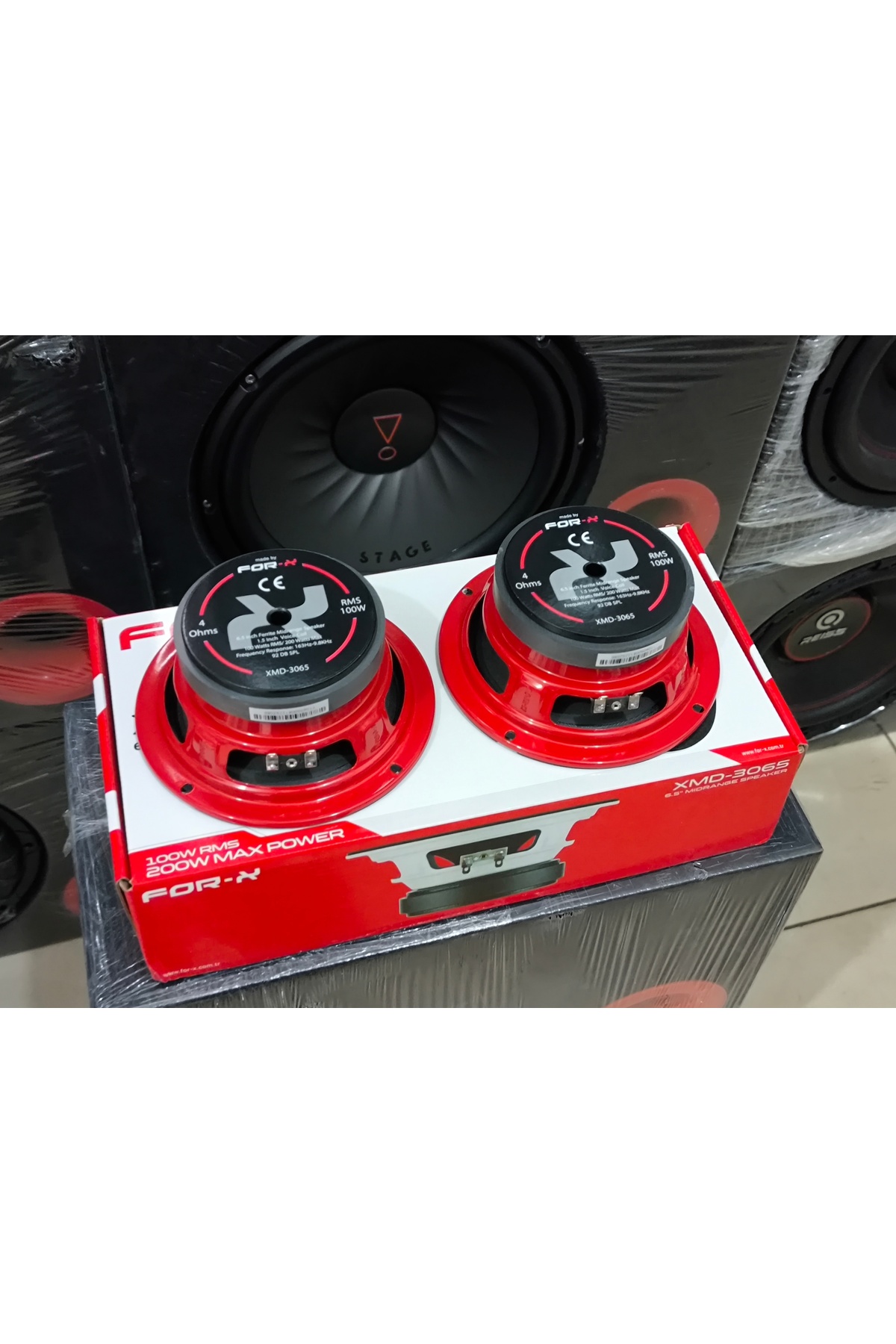For-X XMD-3065 16 Cm Midrange Hoparlör Takım 200W - 100RMS